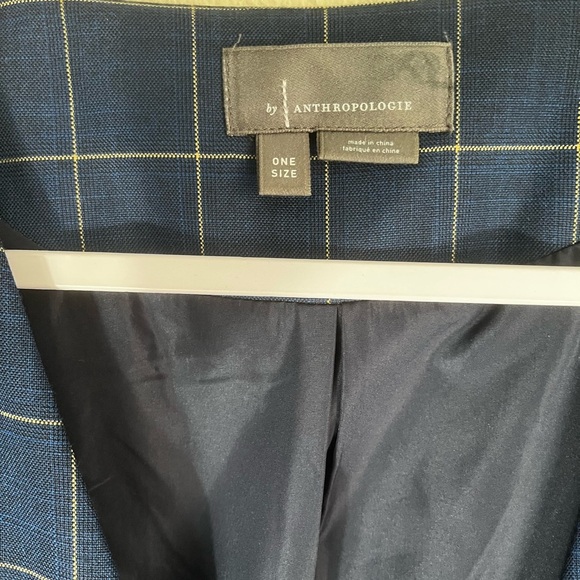 Anthropologie Plaid Longline Menswear Vest One size - Picture 7 of 8